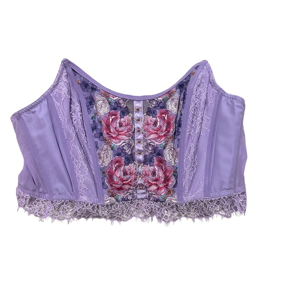 Corset lavender roses Victoria Secret. - Picture 4 of 7